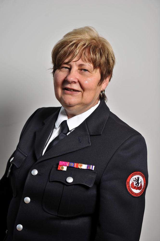 Brigitte Schiffel in 2006. Foto: Berliner Feuerwehrverband